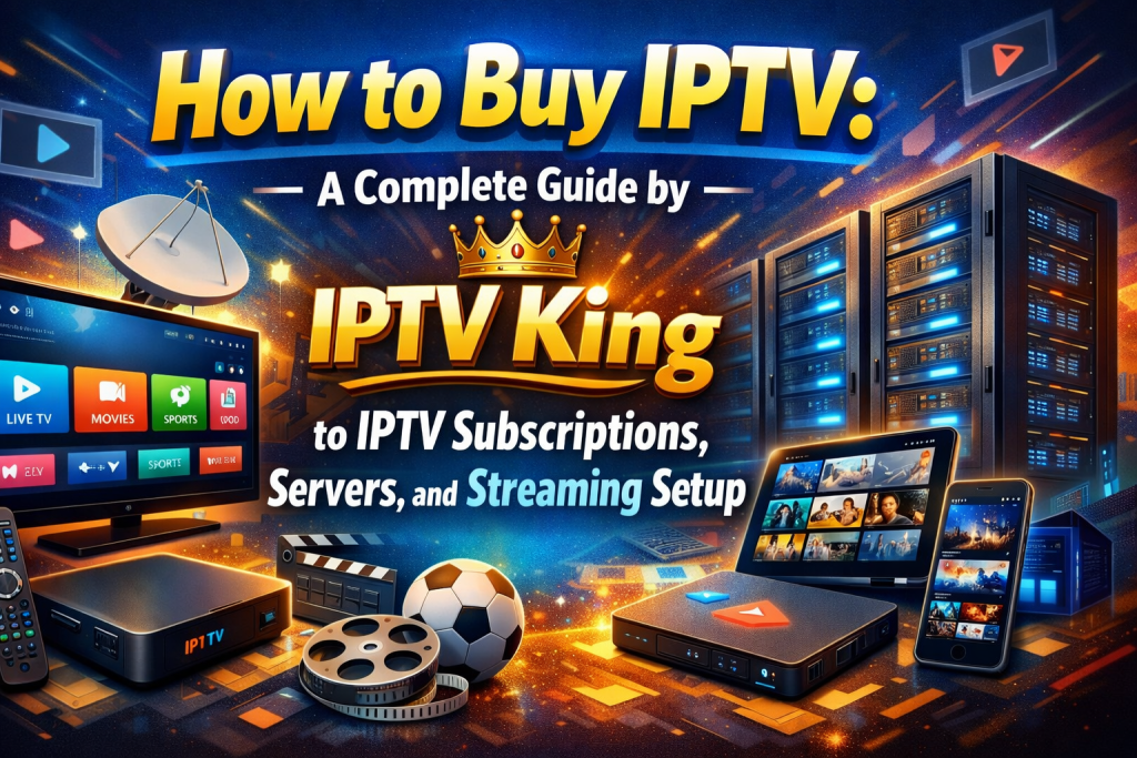 How to Buy IPTV: A Complete Guide by IPTV King to IPTV Subscriptions, Servers, and Streaming Setup