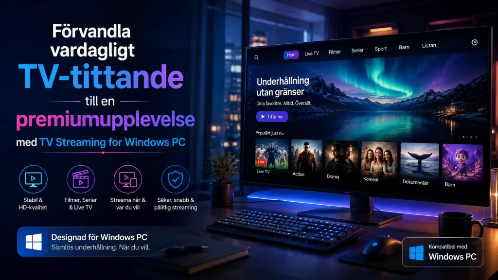 TV Streaming for Windows PC